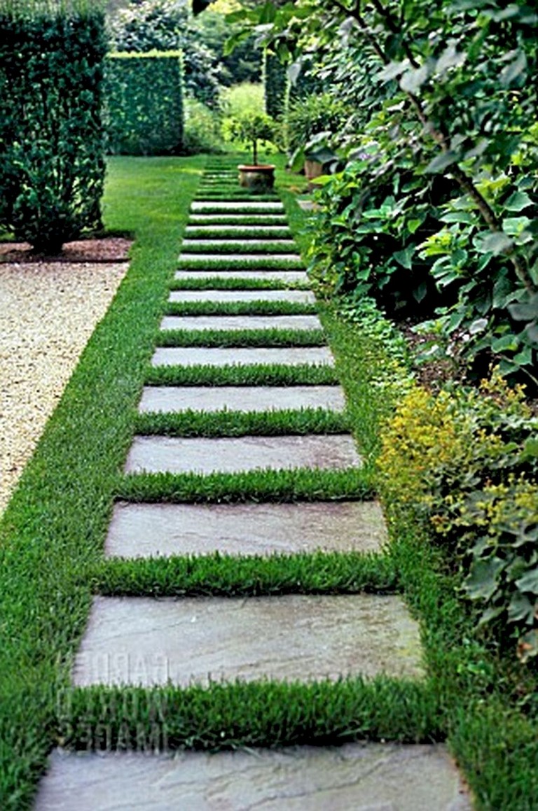 76+ Lovely Front Yard Pathway Landscaping Ideas - Page 15 of 78