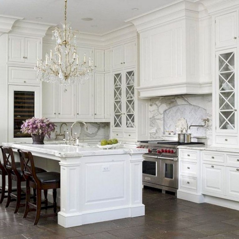 41 Comfy White Kitchen Dark Floors Ideas Page 38 Of 43