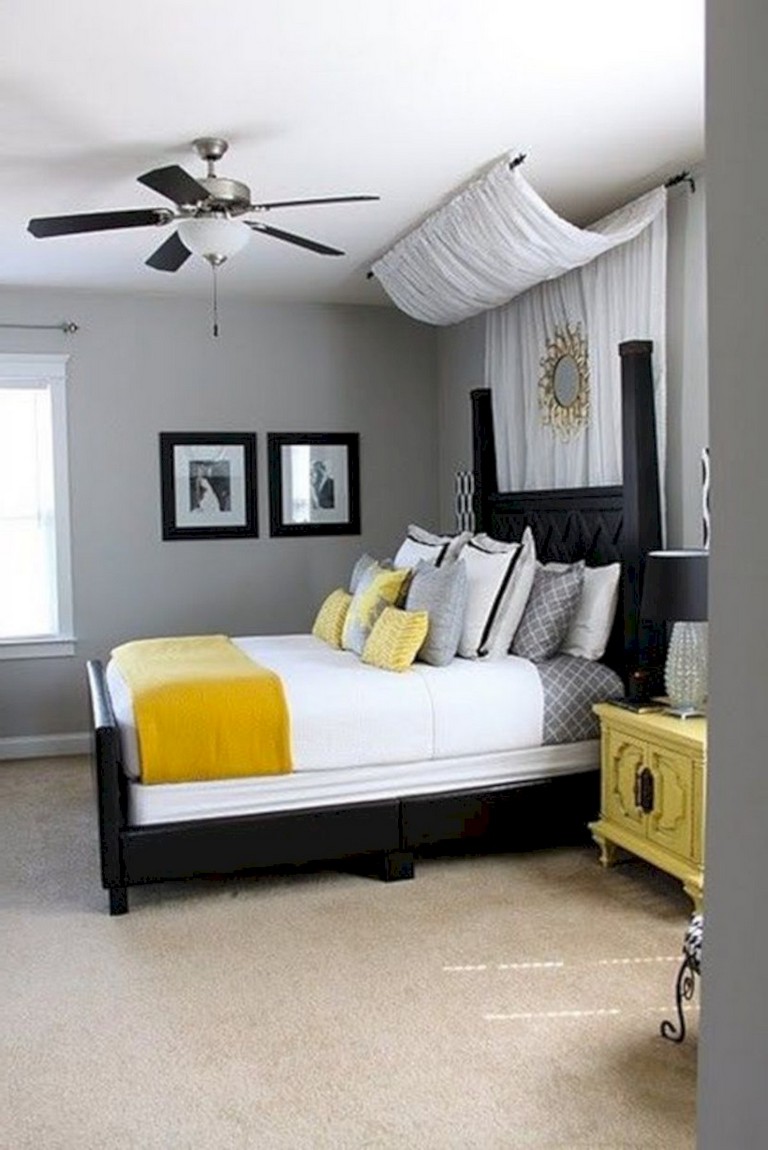 Wtsenates Excellent Yellow Grey Bedroom In Collection 5672