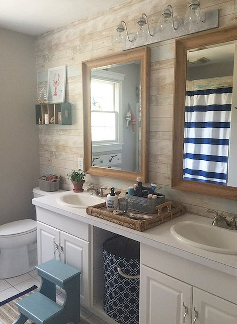 25 Stunning Coastal  Nautical Bathroom  Remodel Ideas  