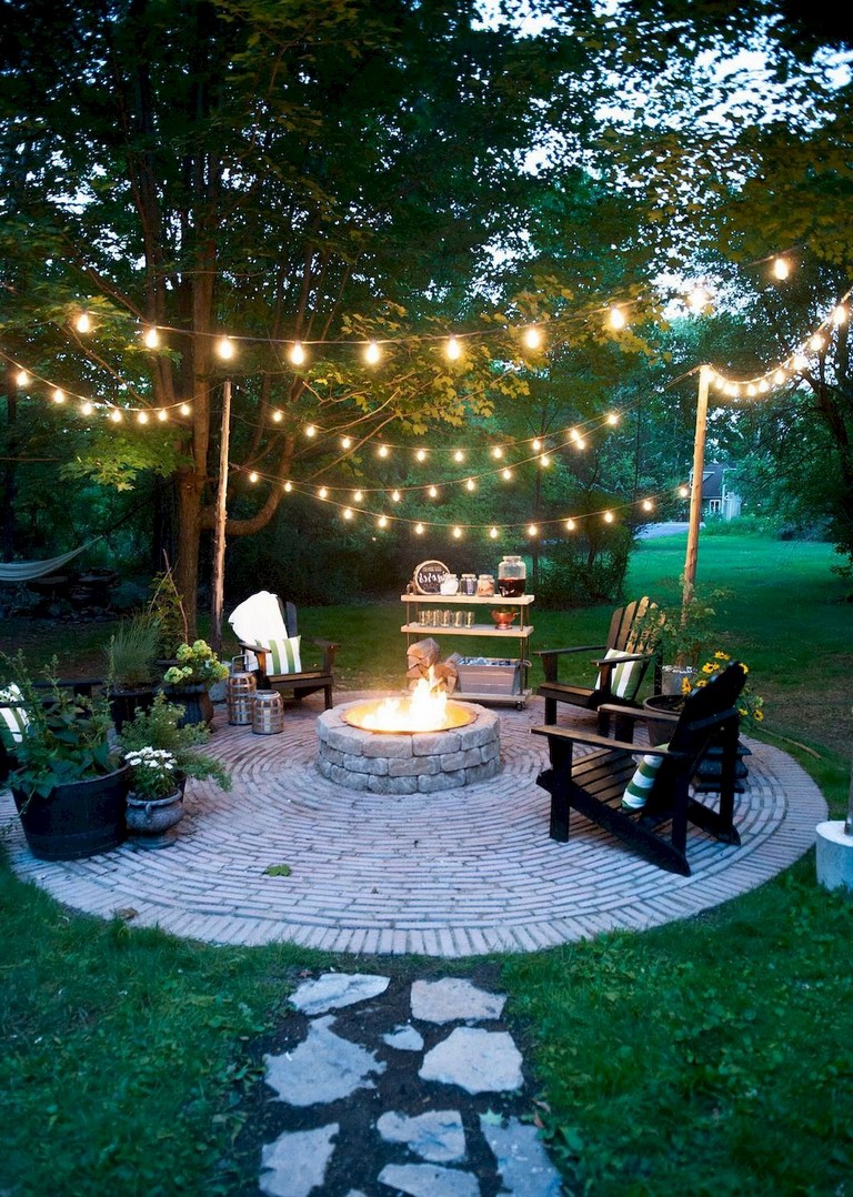 63 Simple DIY Fire Pit Ideas for Backyard Landscaping 61