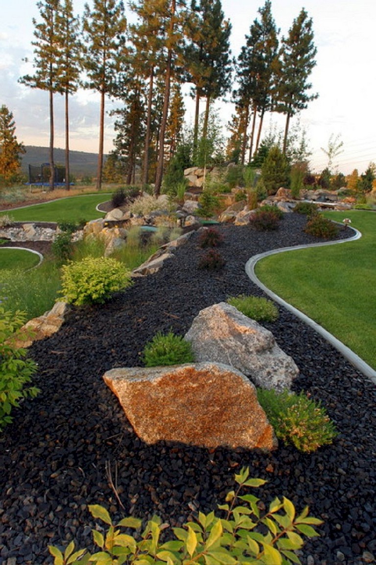 68+ Marvelous Rock Garden Ideas Backyard Front Yard - Page 20 of 70