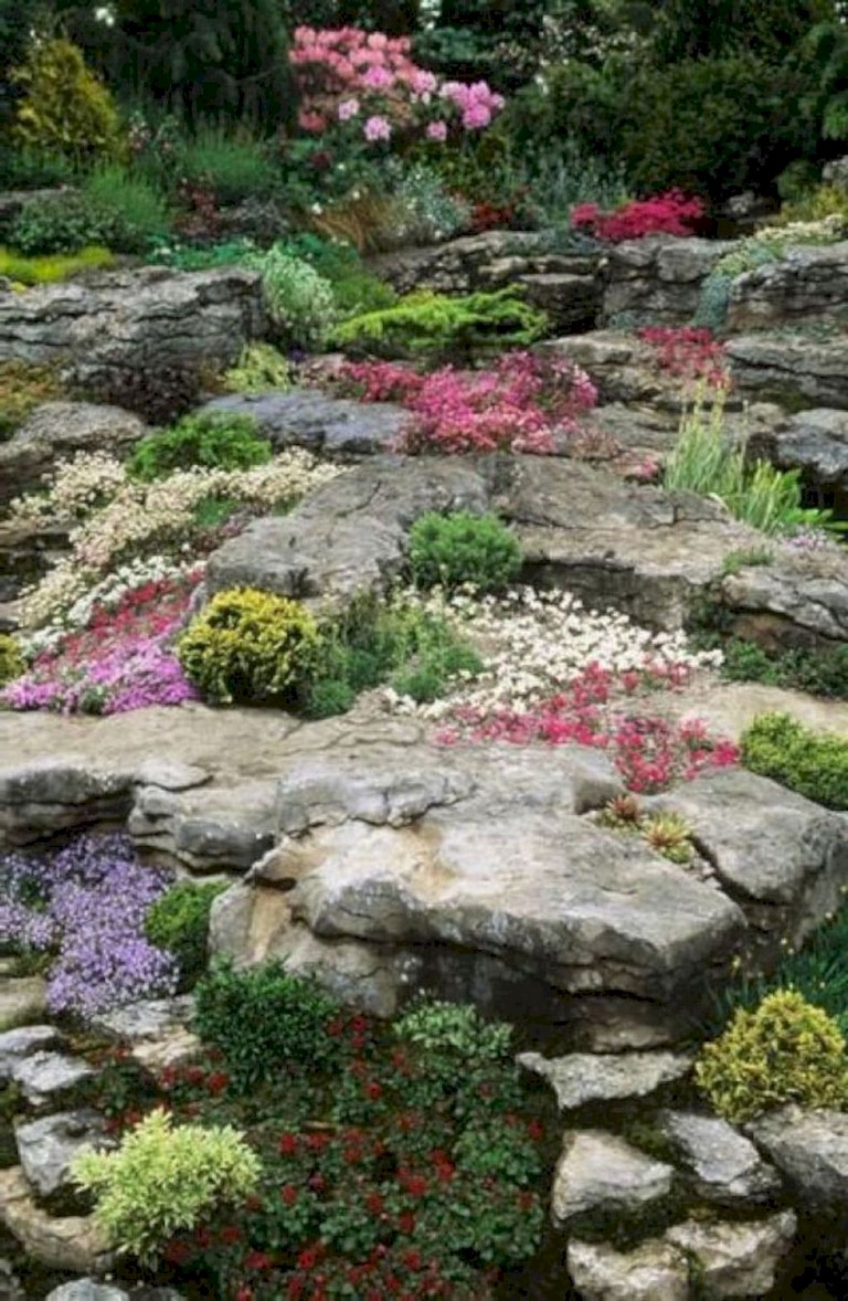 72 Beauty Front Yard Rock Garden Landscaping Ideas Page 3 Of 74