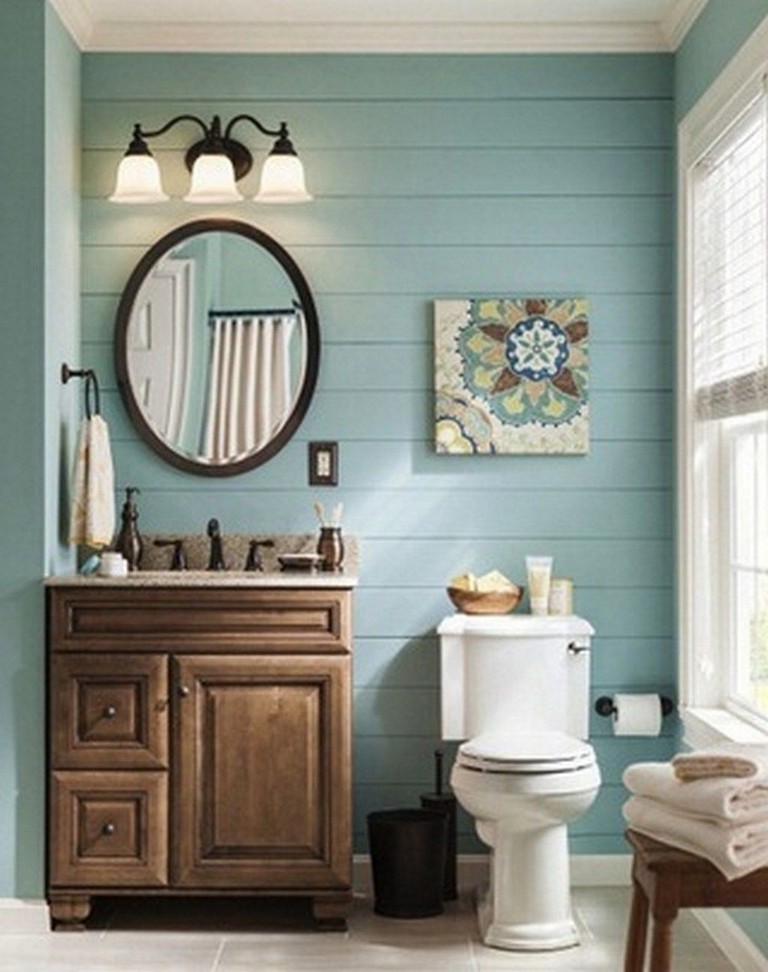 73+ Marvelous Modern Farmhouse Style Bathroom Remodel