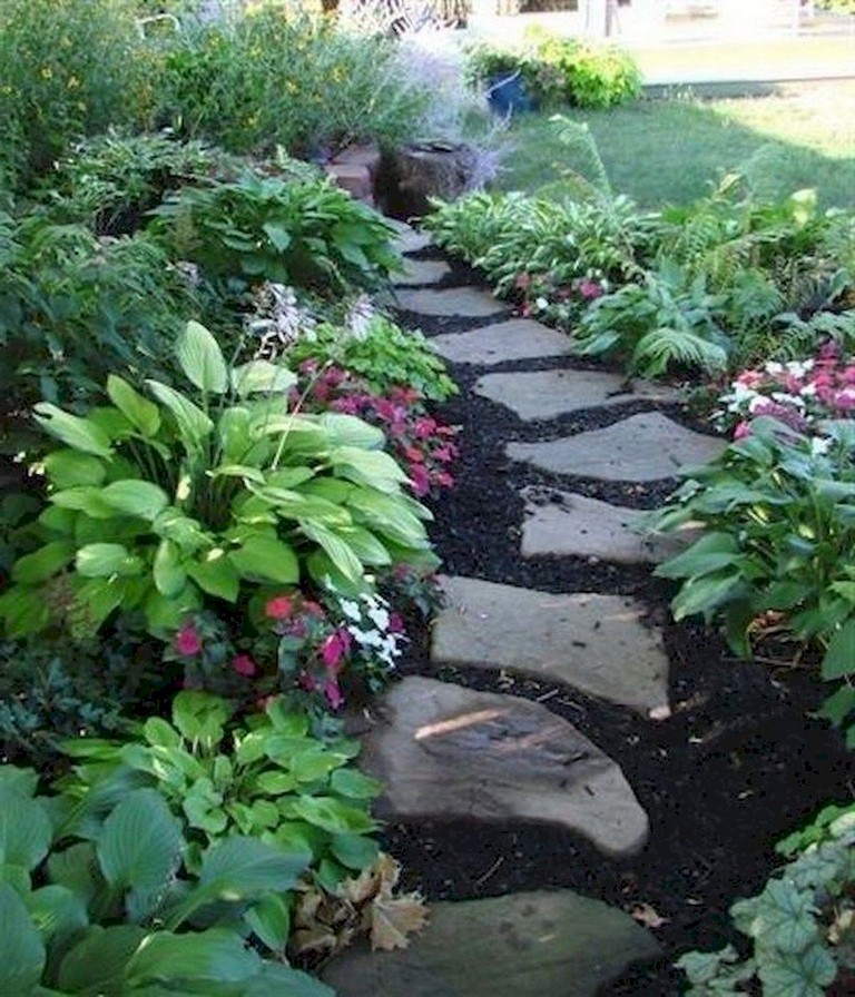 76+ Lovely Front Yard Pathway Landscaping Ideas