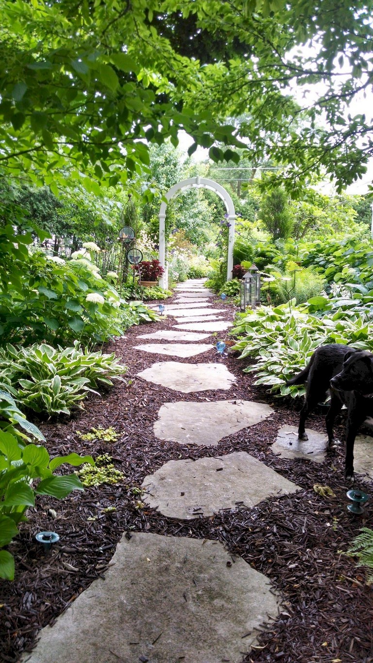 76+ Lovely Front Yard Pathway Landscaping Ideas - Page 13 of 78