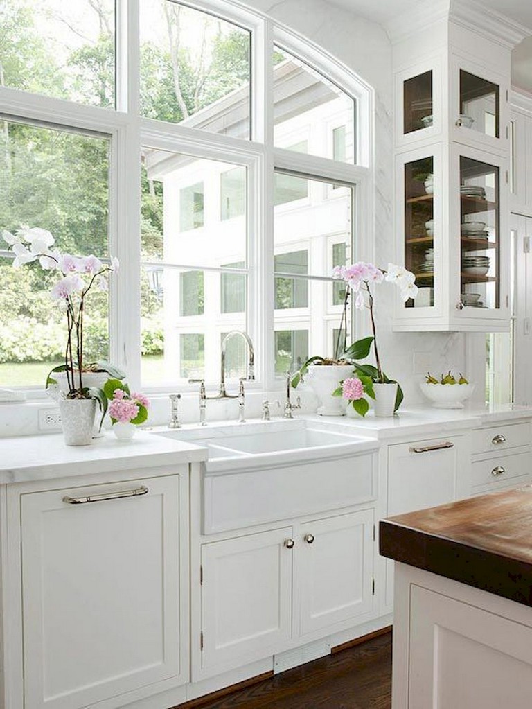 92 Beauty White Kitchen Cabinet Design Ideas - Page 51 of 91