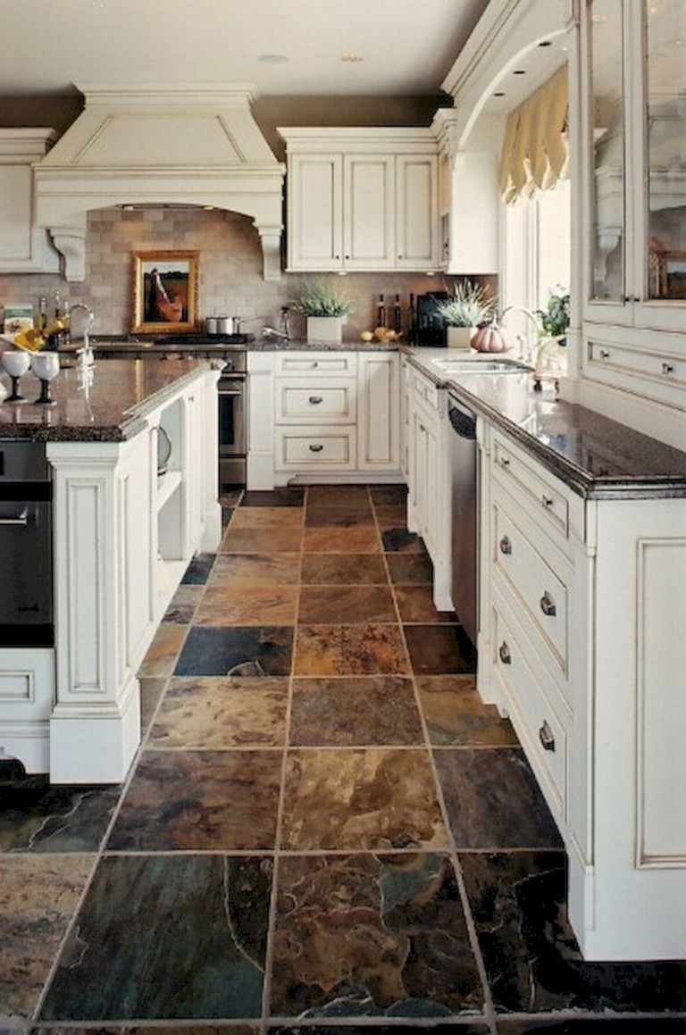 39 Beautiful Kitchen Floor Tiles Design Ideas 36 