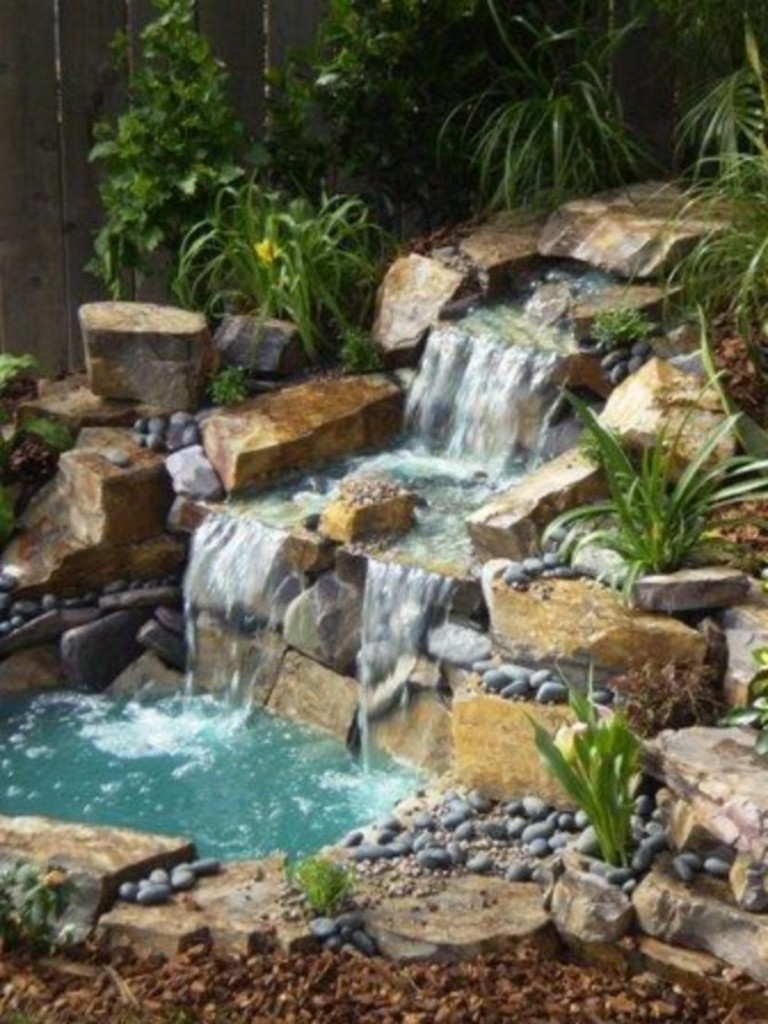 44+ Beauty Small Backyard Waterfall Design Ideas - Page 8 of 46